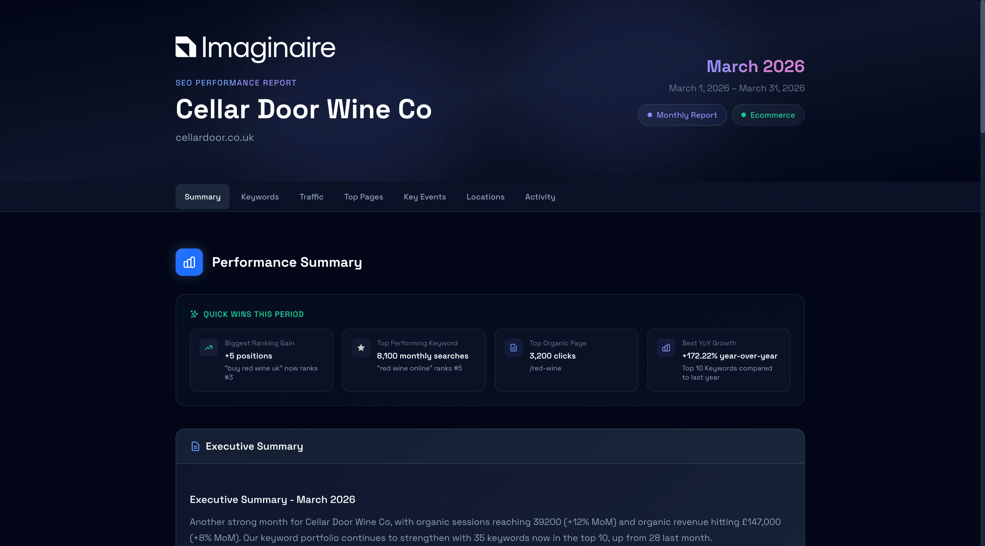 AI SEO Reports